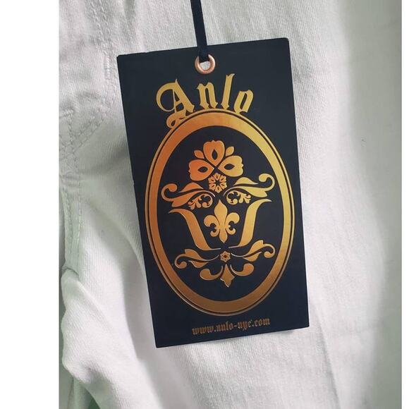 Anlo Stylish White Flare Leg Jeans with Braided Sides 29 TALL ~ DISCONTINUED - Picture 9 of 15